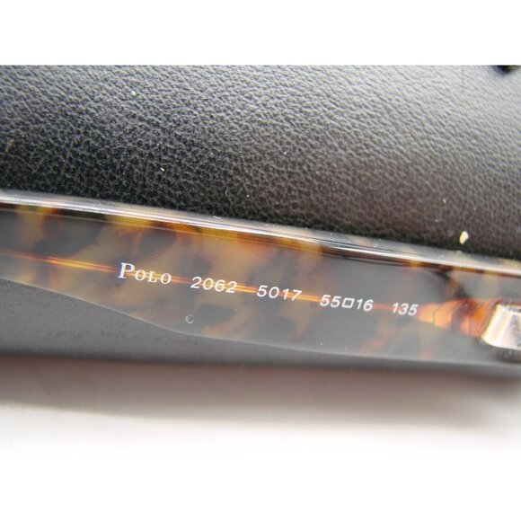 Polo Ralph Lauren Full Rim Eyeglass Frames 55-16-135 Tortoise Shell Brown w/Case - Picture 11 of 12